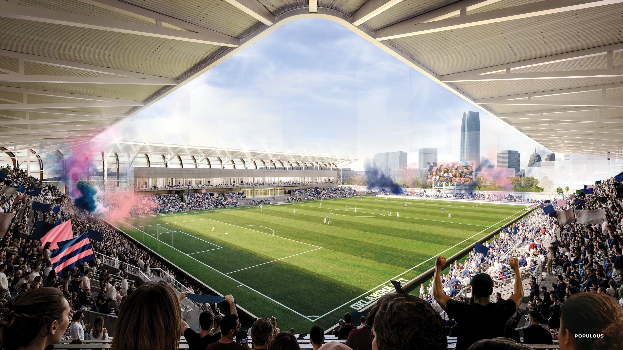 Cod Soccor Stadium Oklahoma City unveils design for soccer stadium - Soccer America