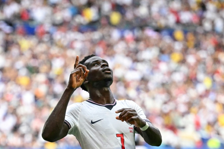 Action from the England vs. France match at the 2026 World Cup.