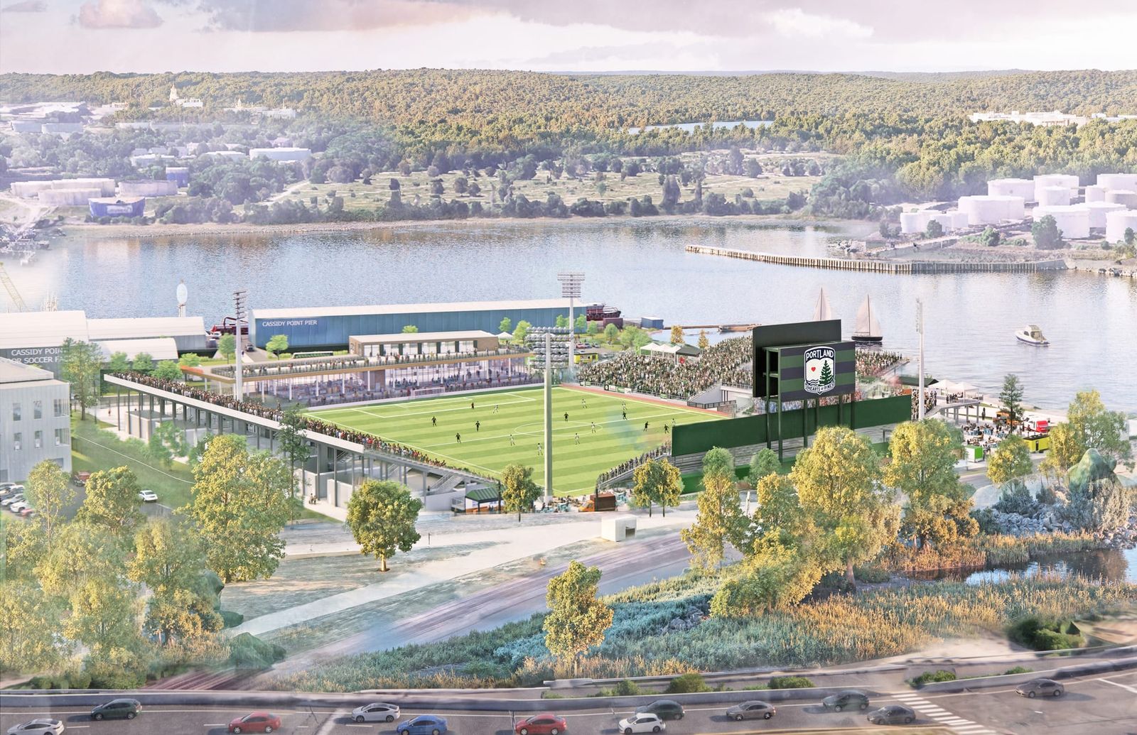 USL: Portland Hearts of Pine unveil plans for new stadium